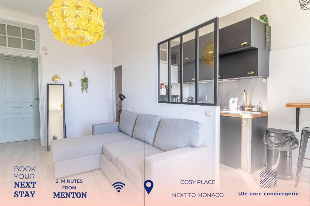 Charming Studio In The Heart Of Menton Exteriör bild